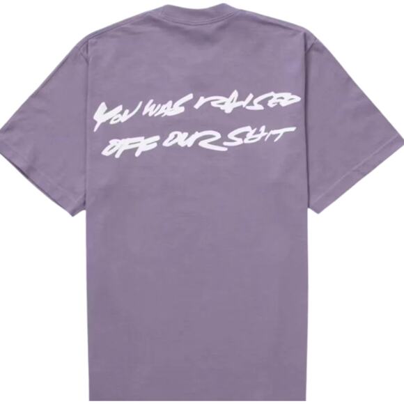 Supreme Futura Box Logo Purple T-Shirt*NEW in BAG*Size M - Picture 2 of 6